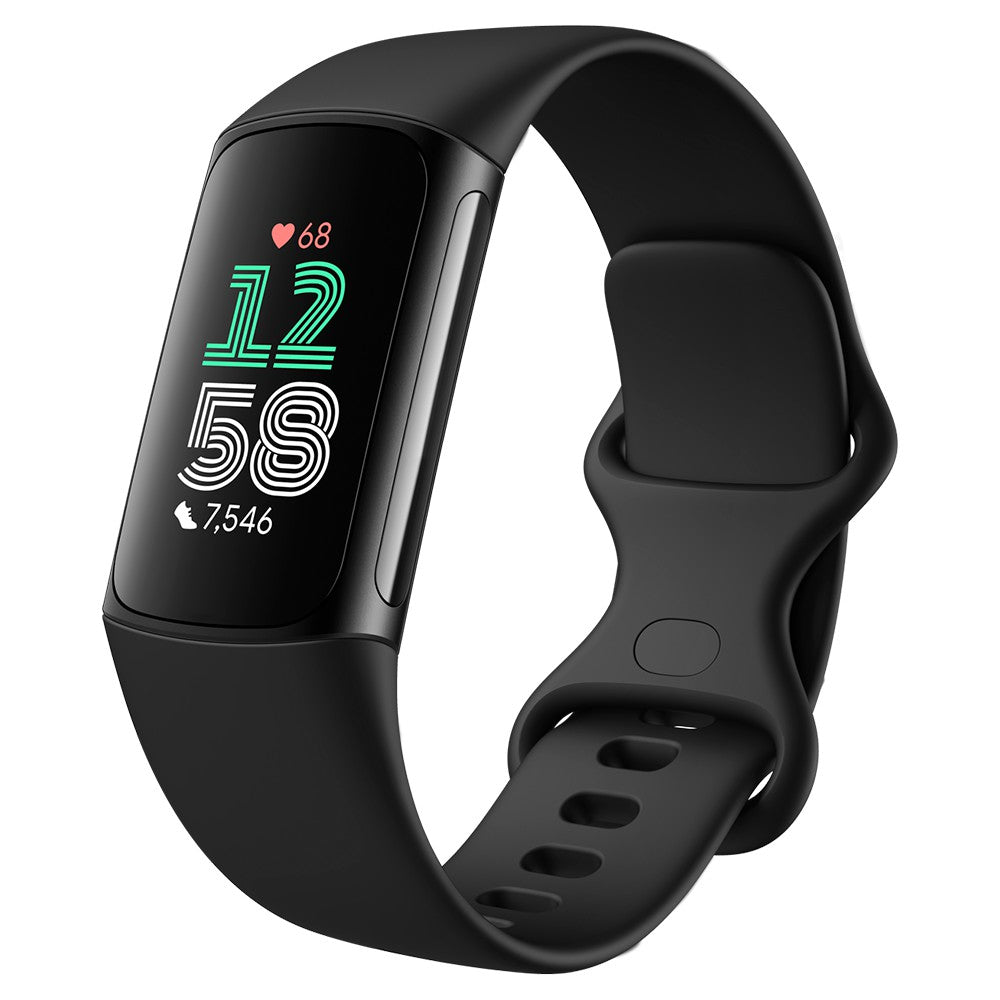 Fitbit Charge 6 19MM Advanced Fitness Tracker Smartwatch - Obsidian & Schwarz Aluminium | 79-GA05183-GB