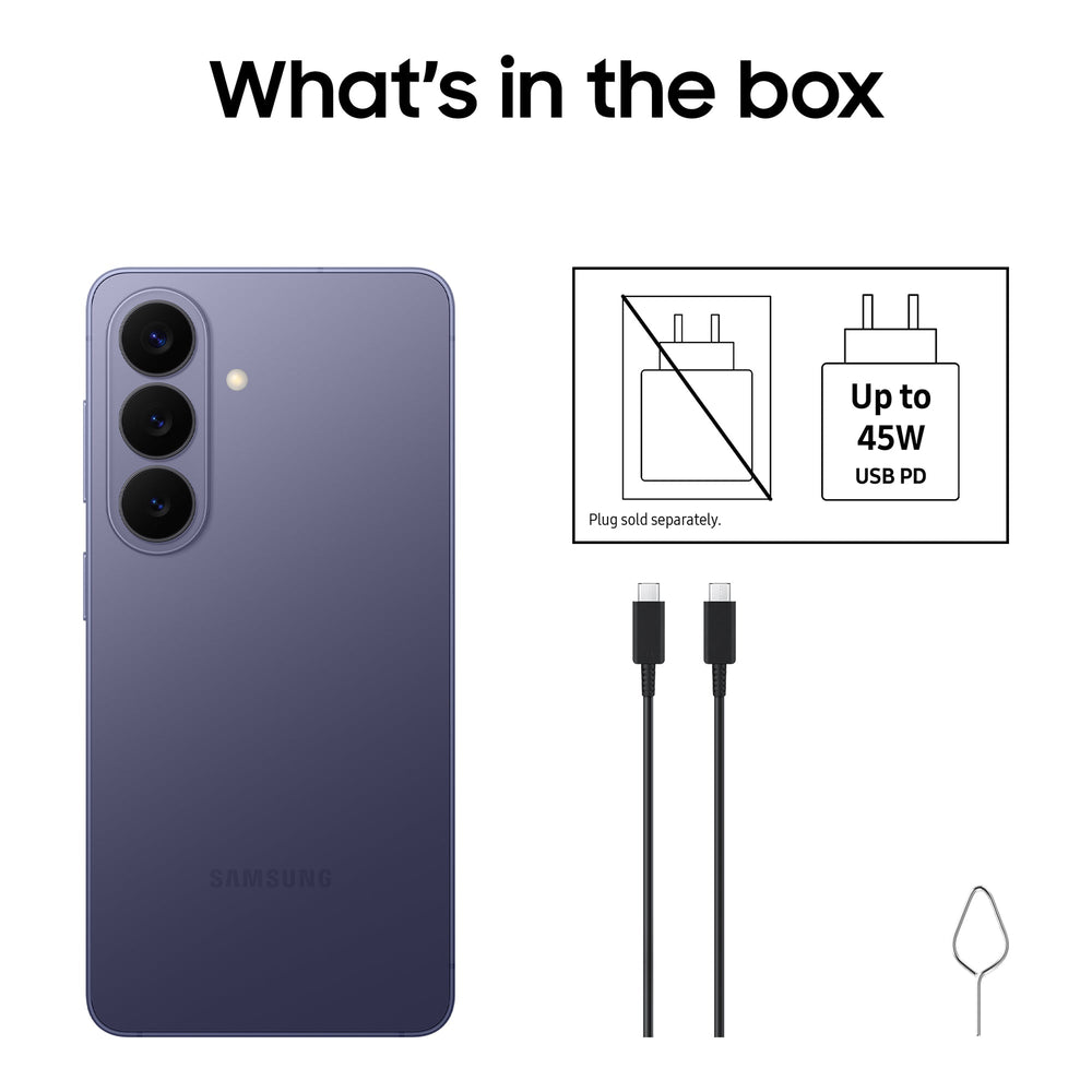 Samsung Galaxy S26 256GB 5G Smartphone - Cobalt Violet | SM-S942BZVGEUB
