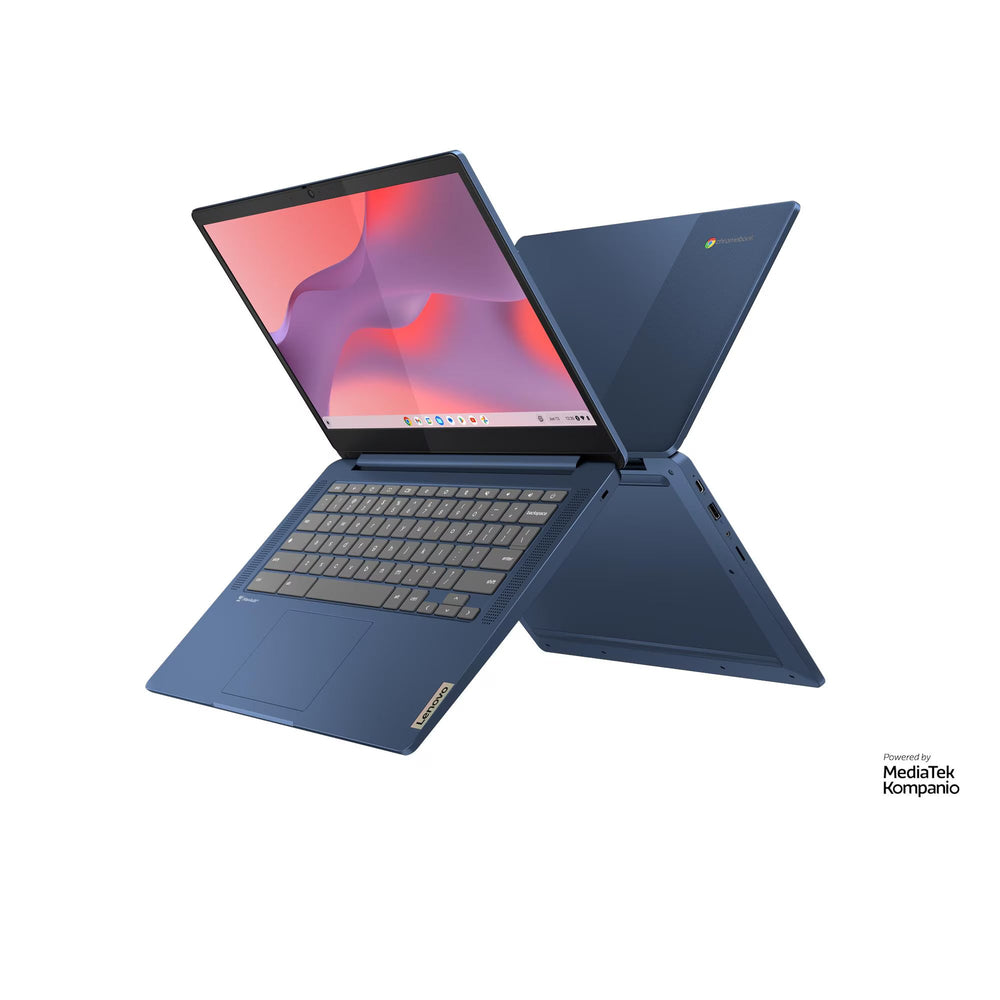 Lenovo IdeaPad Slim 3 MediaTek Kompanio 14" 4GB/128GB Chromebook - Abyss Blau | 82XJ000TUK