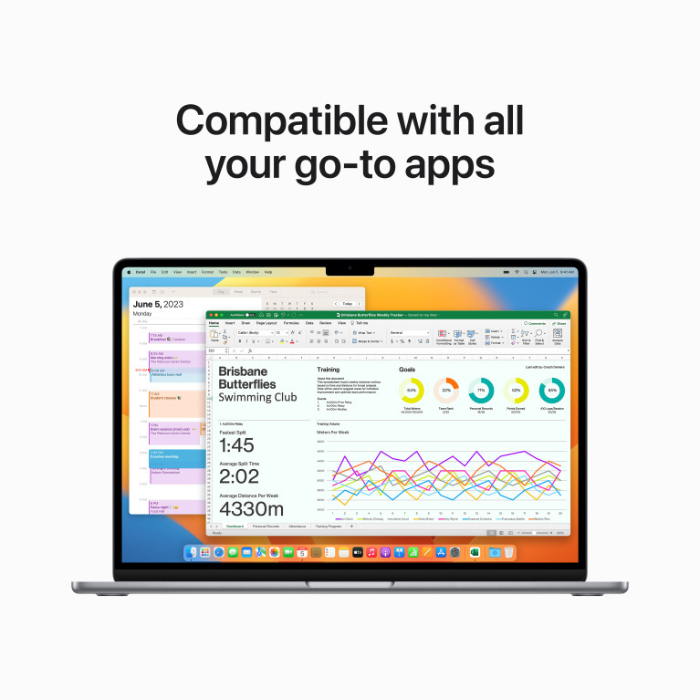 Apple MacBook Air M2 15.3" 8GB/256GB Laptop - Space Grau | MQKP3B/A