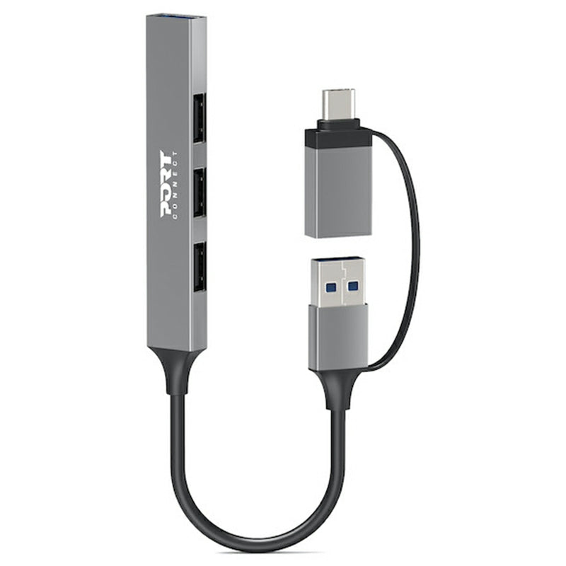Port Connect USB-C / USB-A Hub with 4 USB-A Ports | 900160