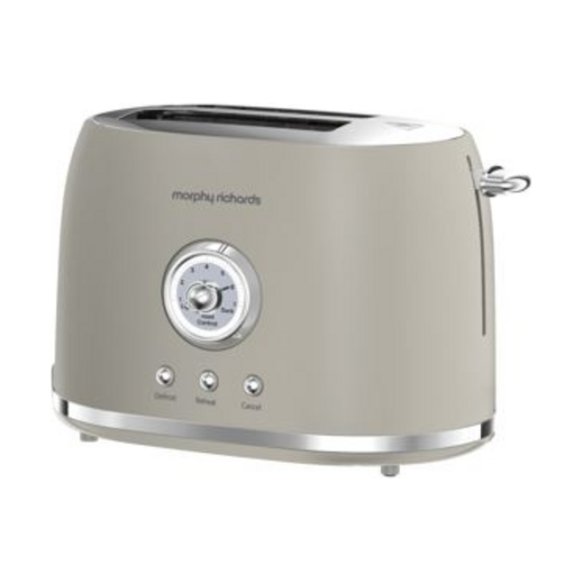 Morphy Richards Boutique 850W 2 Slice Toaster - Pourcini Mushroom | 980600