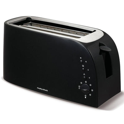Morphy Richards Essentials 1500W 4 Slice Toaster - Schwarz | 980608