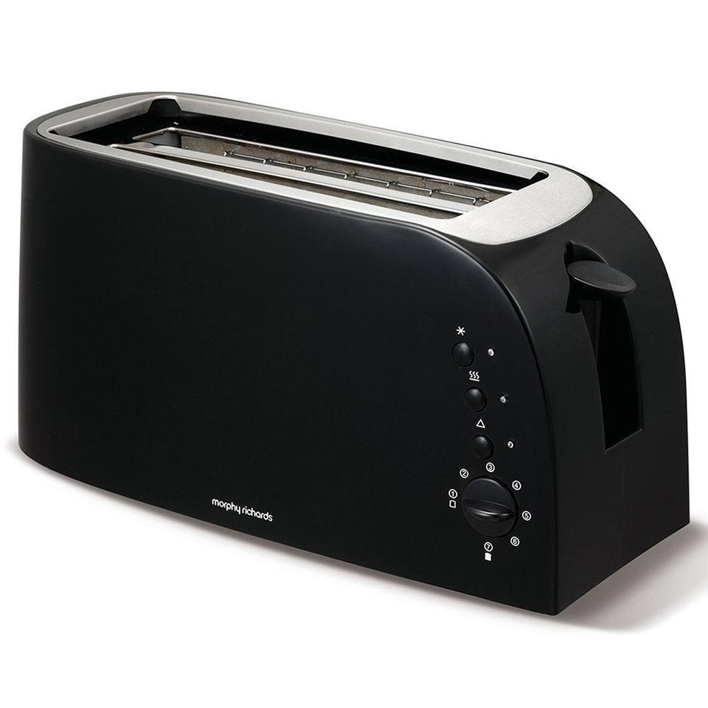 Morphy Richards Essentials 1500W 4 Slice Toaster - Black | 980608