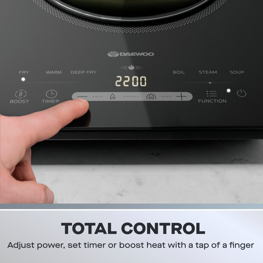 Daewoo 2200W Single Induction Kochfeld - Schwarz | 983753