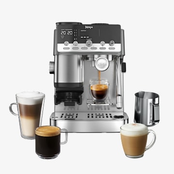 Ninja AutoBarista Pro Automatic Espressomaschine - Schwarz & Edelstahl | AE1051UK