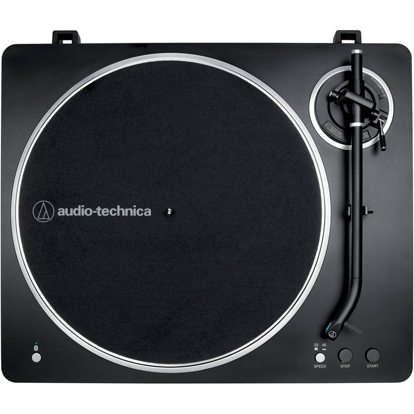 Audio Technica Fully Automatic Wireless Belt-Drive Turntable - Black & Silver | ATLP70XBTBS