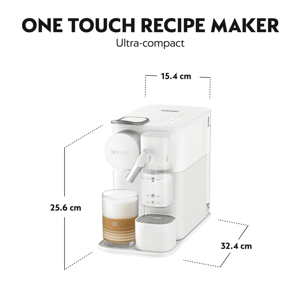 DeLonghi Lattissima One Nespresso Kaffeemaschine - Weiß | EN510.W