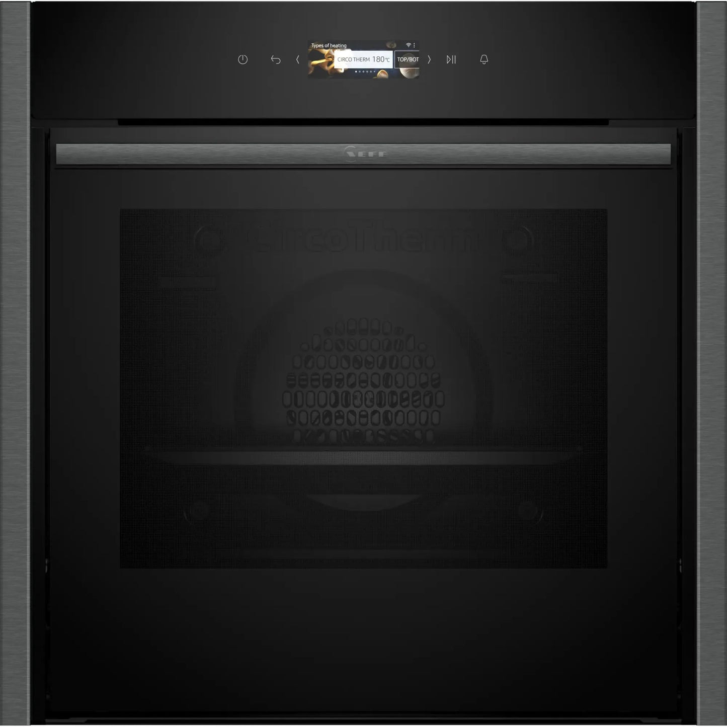 Neff N 70 71L Built-In Multifunction Electric Single Oven - Graphite Grey | B54CR71G0B