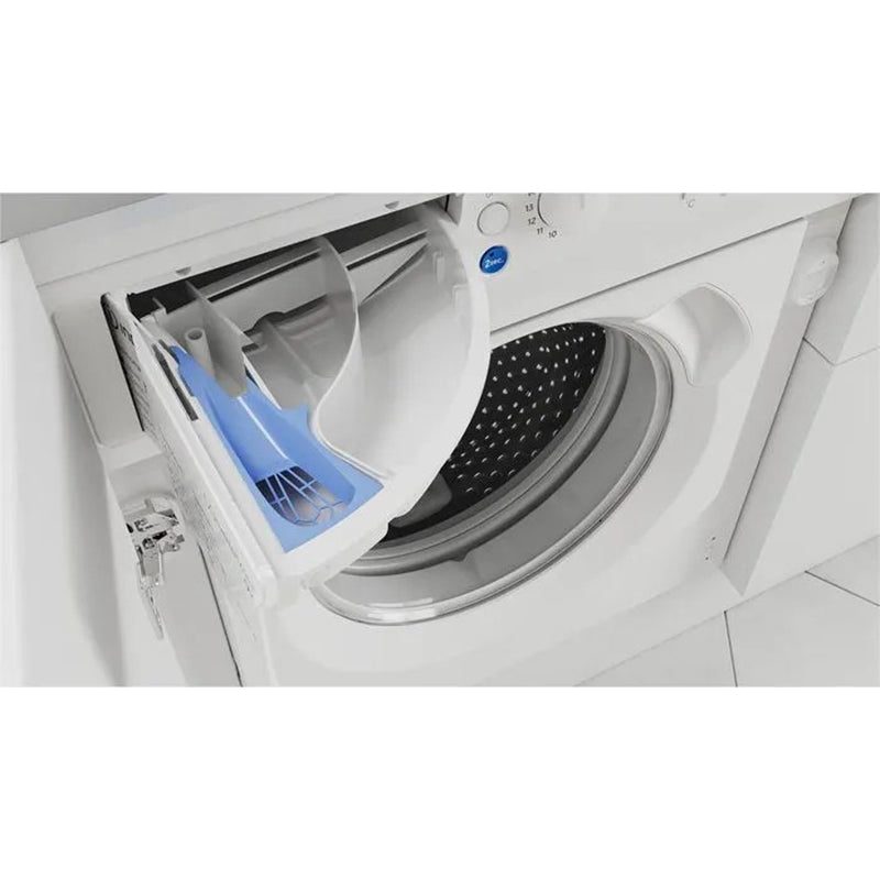 Indesit 8KG/6KG 1351RPM Einbau Waschtrockner - Weiß | BIWDIL861485UK