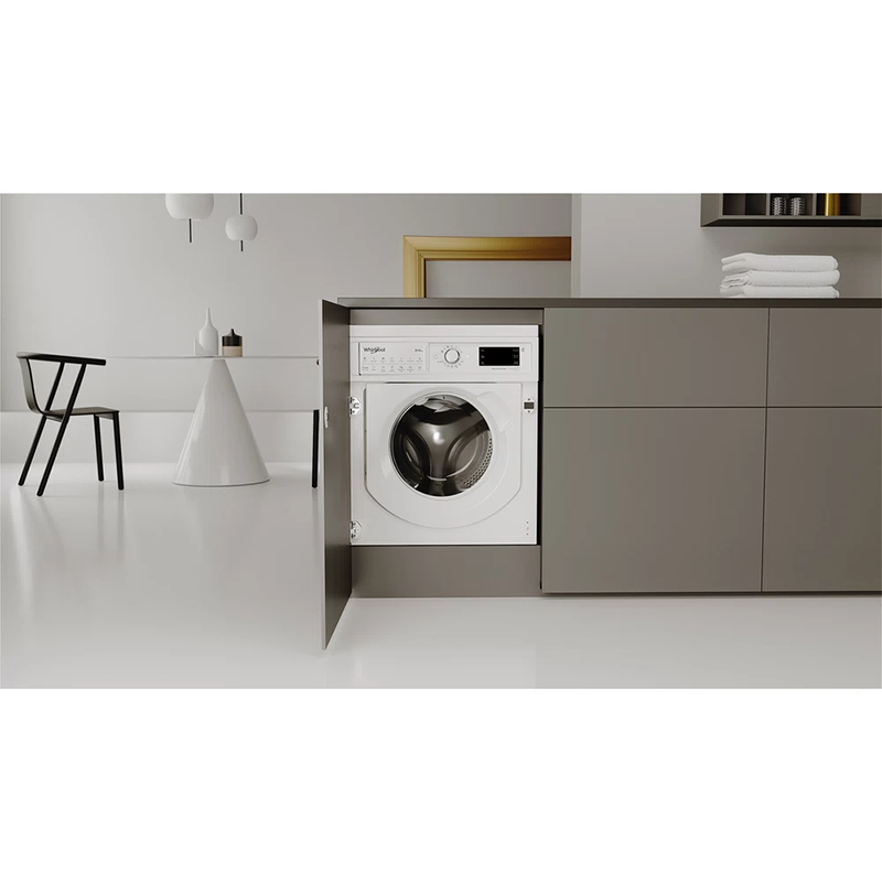 Whirlpool 9KG/6KG 1400RPM Einbau Waschtrockner - Weiß | BIWDWG961485UK