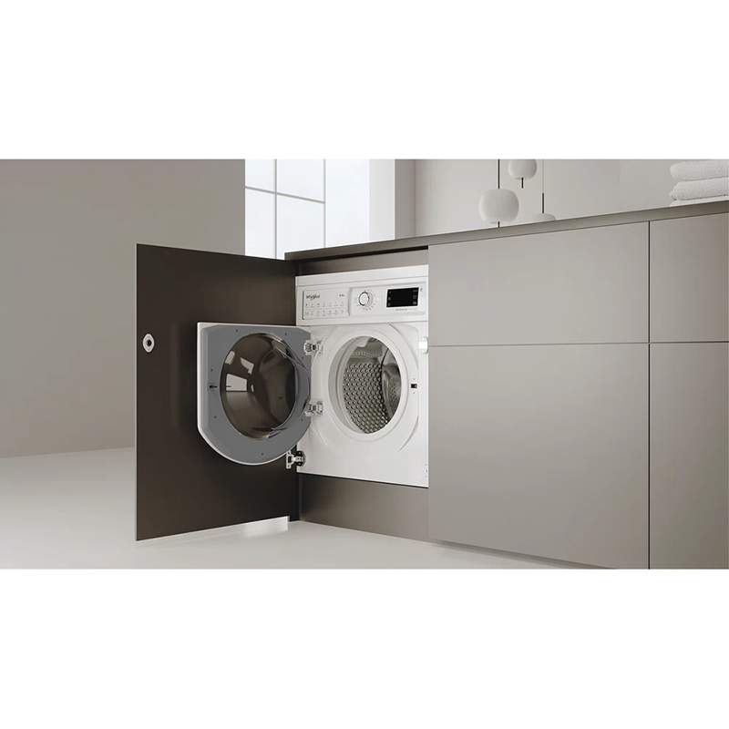 Whirlpool 9KG/6KG 1400RPM Einbau Waschtrockner - Weiß | BIWDWG961485UK