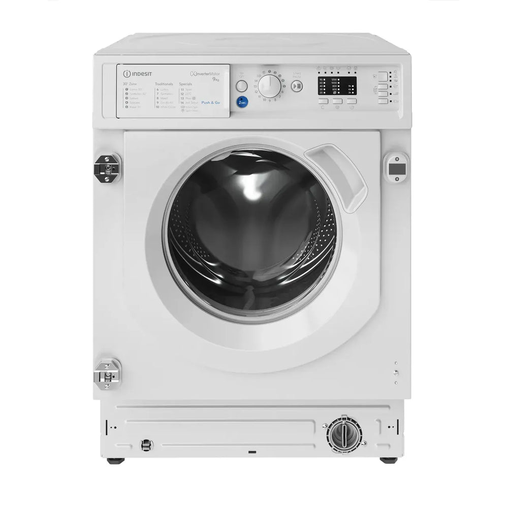 Indesit 9KG 1400RPM integriert Waschmaschine - Weiß | BIWMIL91485UK