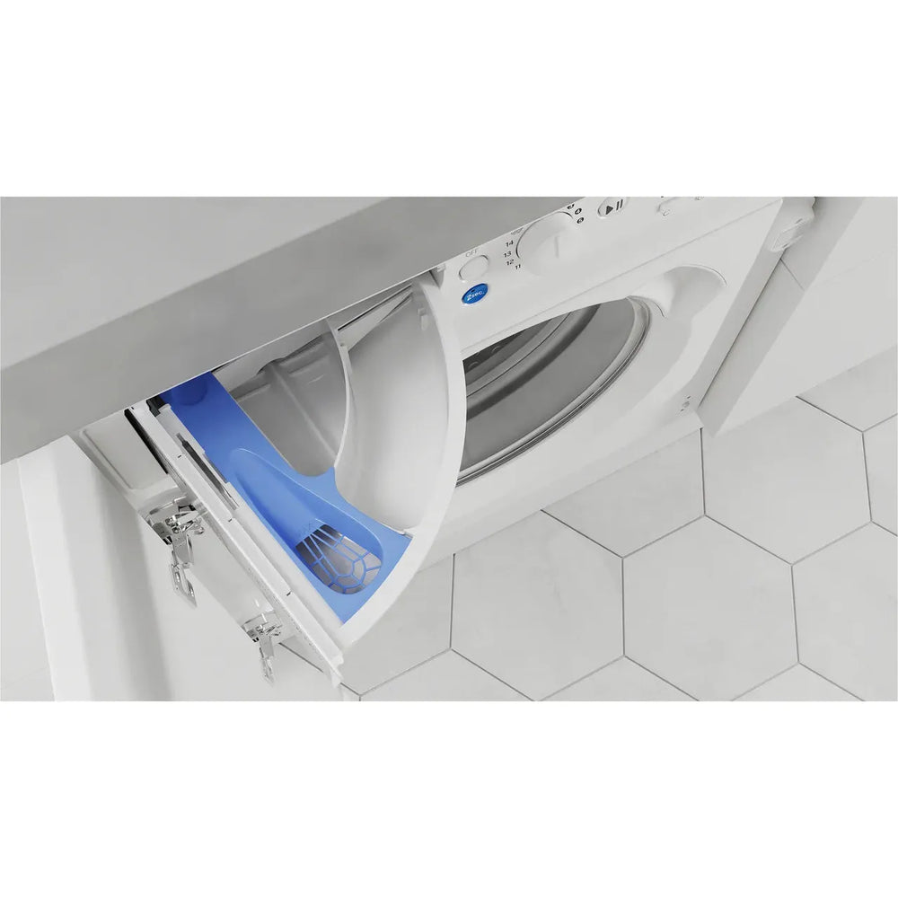 Indesit 9KG 1400RPM integriert Waschmaschine - Weiß | BIWMIL91485UK