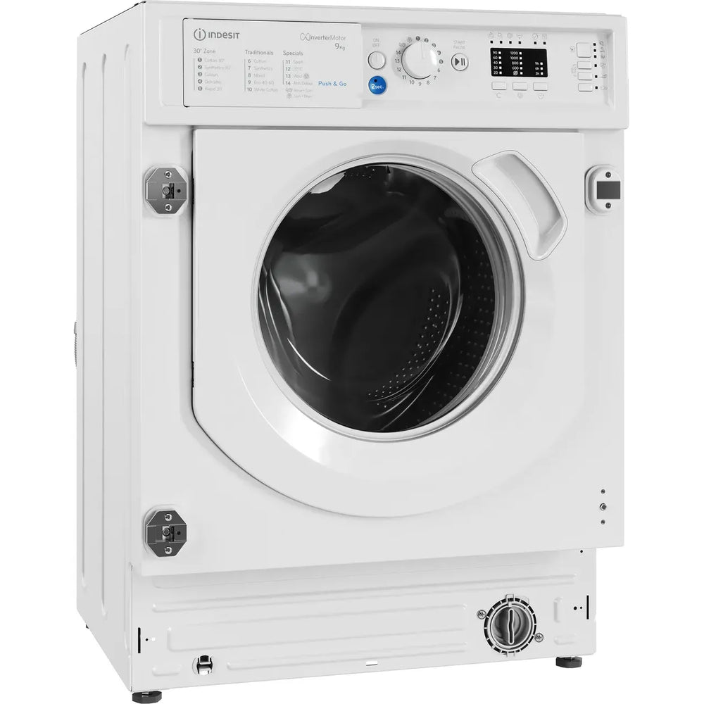 Indesit 9KG 1400RPM integriert Waschmaschine - Weiß | BIWMIL91485UK
