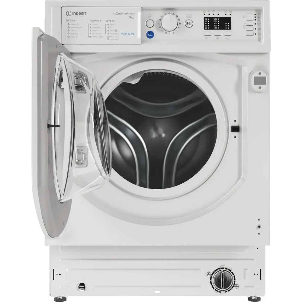 Indesit 9KG 1400RPM integriert Waschmaschine - Weiß | BIWMIL91485UK