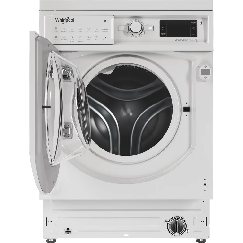 Whirlpool 9KG 1400RPM Einbau Waschmaschine - Weiß | BIWMWG91485UK