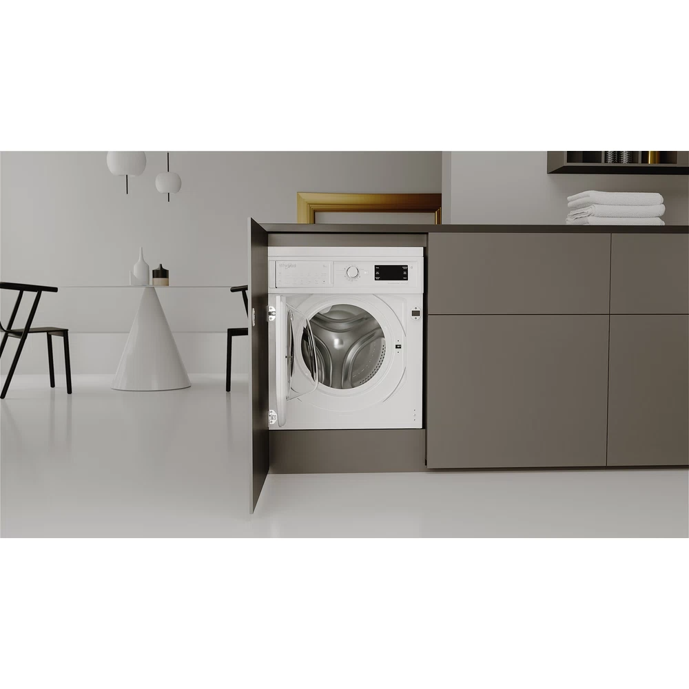 Whirlpool 9KG 1400RPM Einbau Waschmaschine - Weiß | BIWMWG91485UK