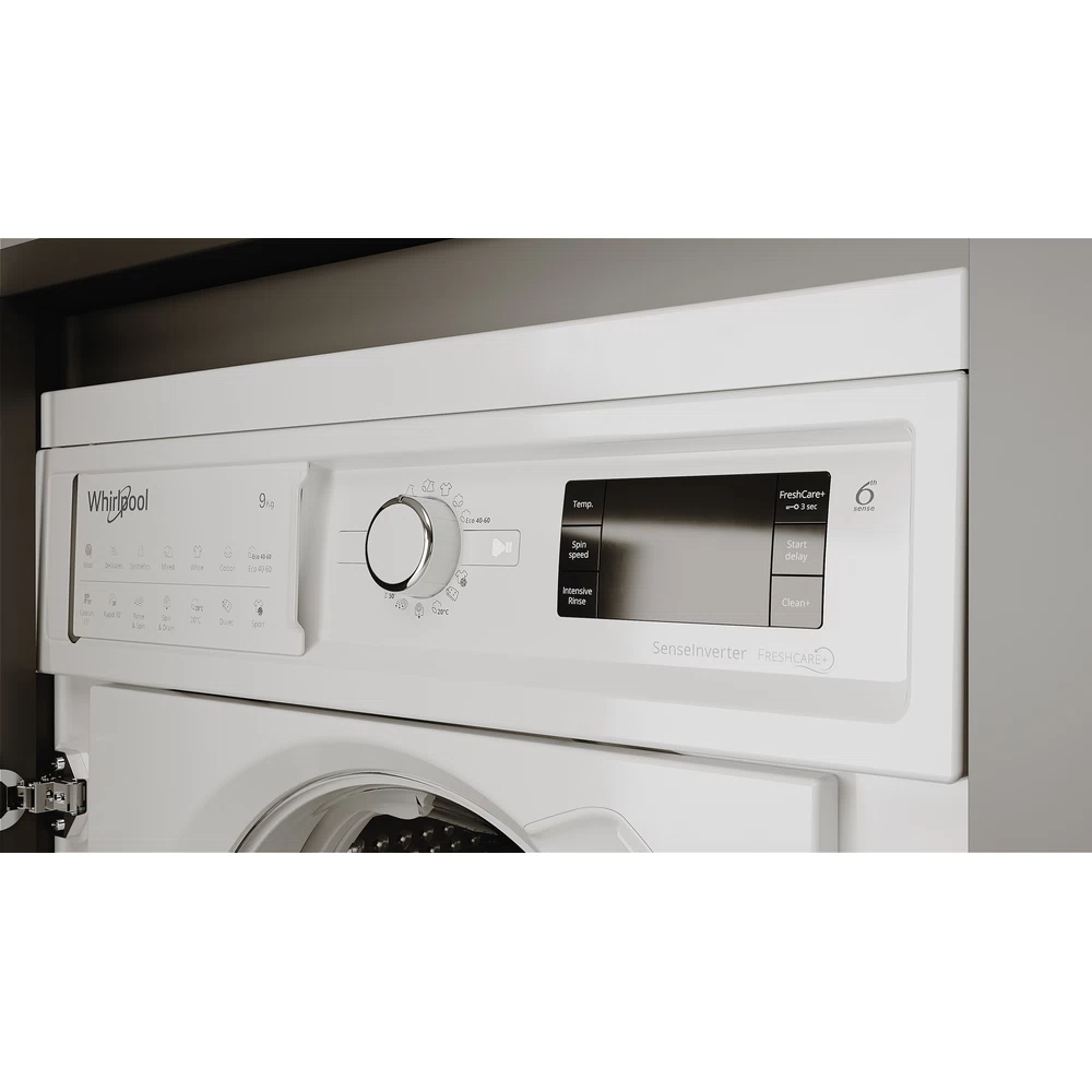 Whirlpool 9KG 1400RPM Einbau Waschmaschine - Weiß | BIWMWG91485UK