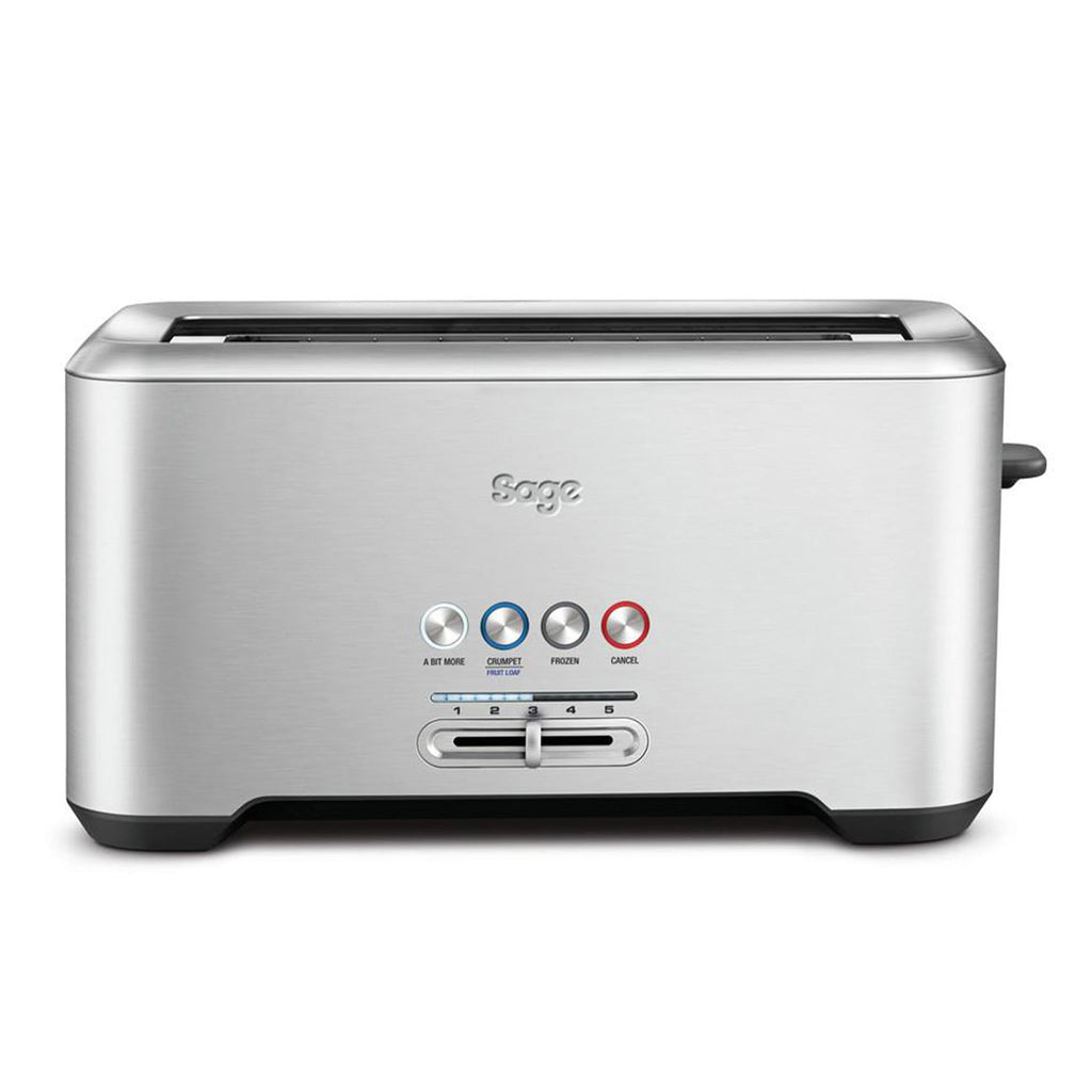 Sage The A Bit More 1800W 4 Slice Toaster - Brushed Stainless Steel | BTA730UK