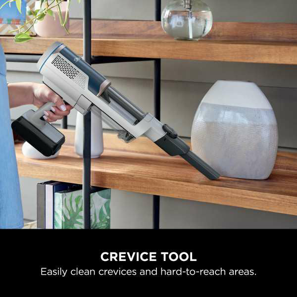 Shark Cordless Stick Staubsauger mit Auto Empty System - Weiß & Blau | BU3521UK
