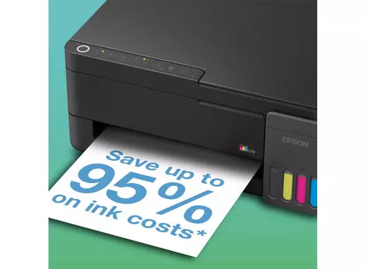 Epson EcoTank A4 Multifunktions-Tintentankdrucker mit Wi-Fi & AirPrint – Schwarz | C11CL62401