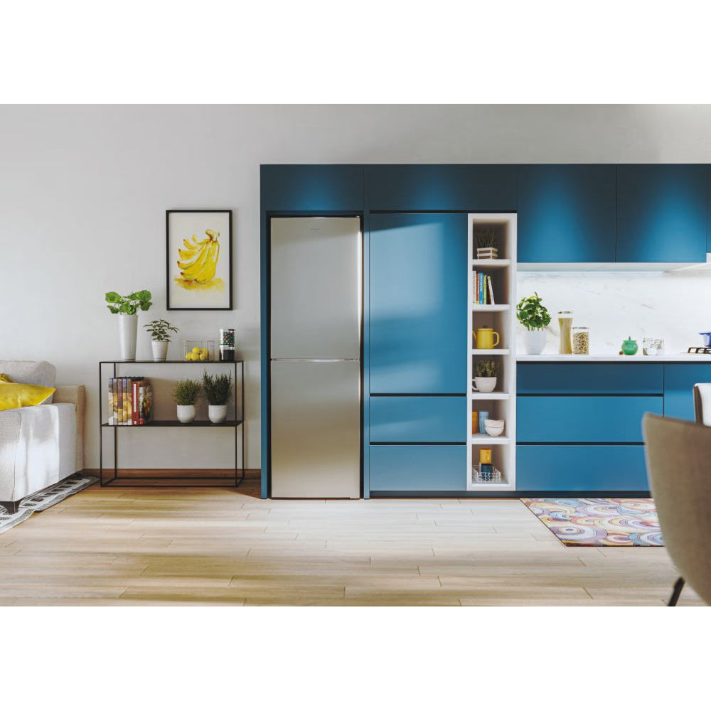 Candy 252L Low Frost freistehend Kühl-Gefrierkombination - Silber | CCT3L517ESK-1 