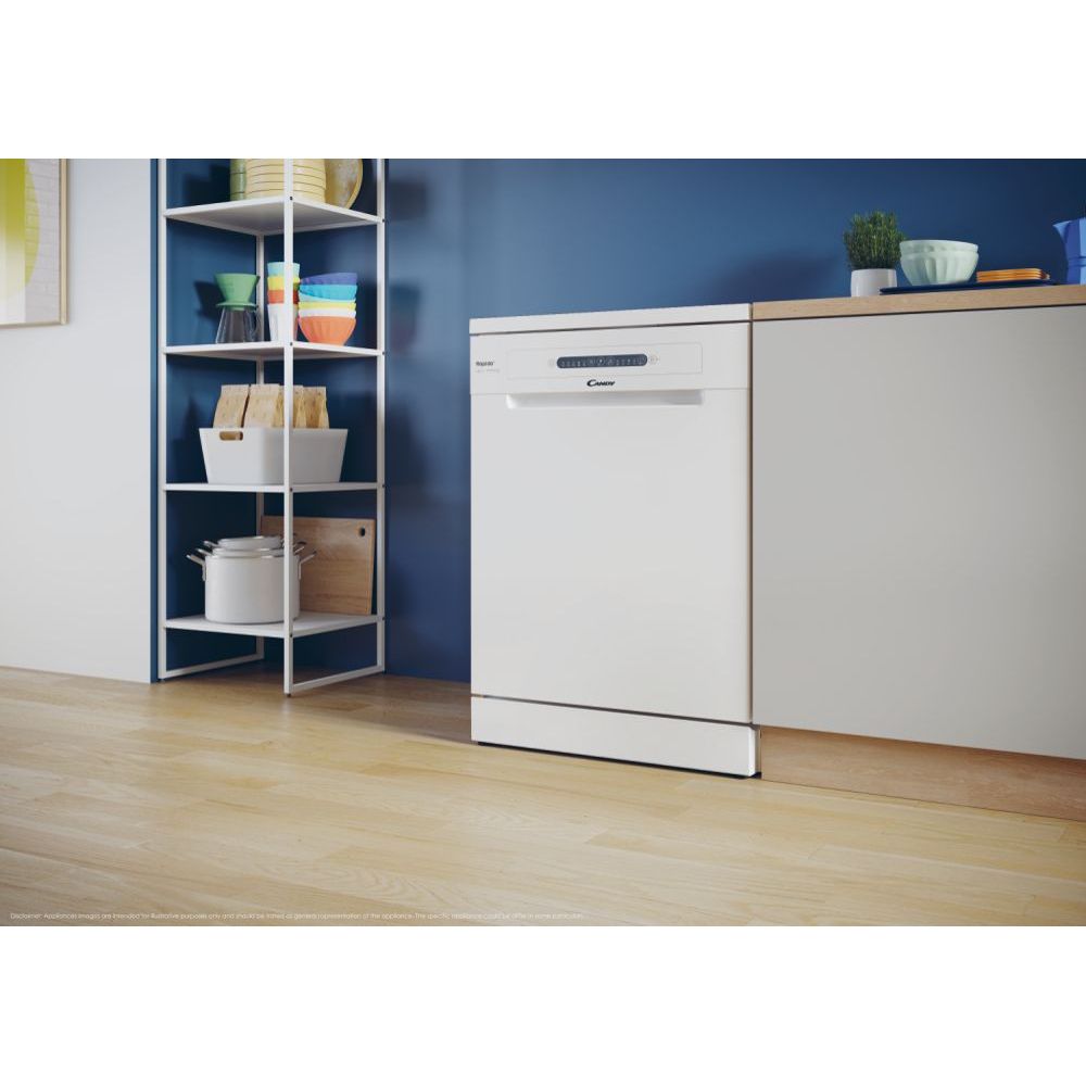 Candy Rapido 60CM freistehend Standard Geschirrspüler - Weiß | CF 3E9L0W-80