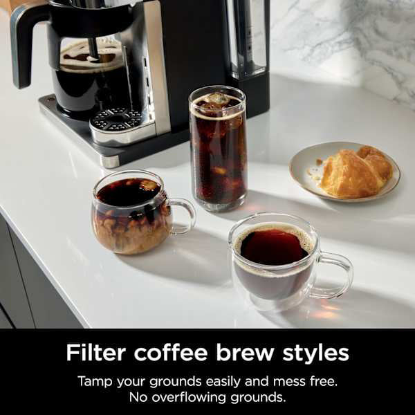 Ninja Prestige Dualbrew System Coffee Maker und Espresso Capsule Machine - Schwarz | CFN802UK