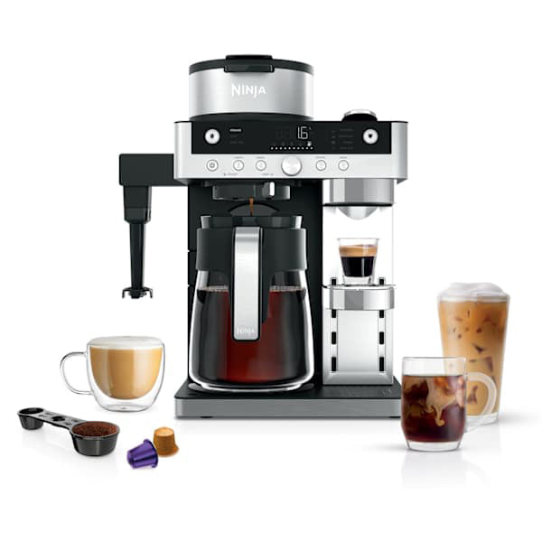 Ninja Prestige Dualbrew System Coffee Maker und Espresso Capsule Machine - Schwarz | CFN802UK