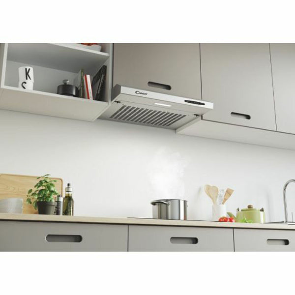 Candy 60cm integriert Visor Dunstabzugshaube - Silber | CFT610/5S