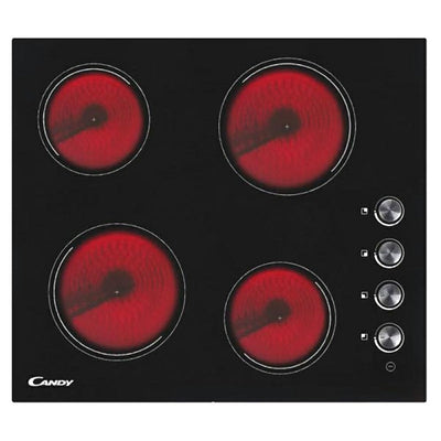 Candy Hotplate 60CM 4 Zone Vitroceramic Kochfeld - Schwarz | CHK46C