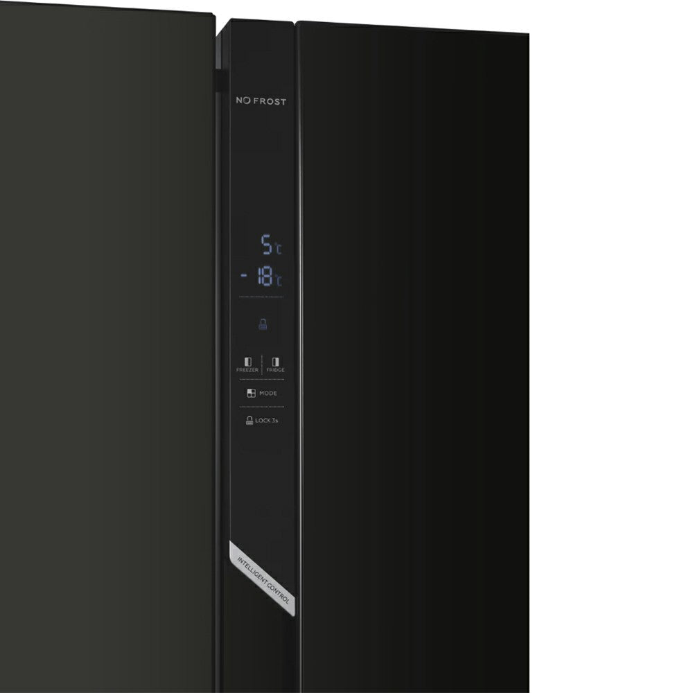 Candy 442L Frost Free American Kühl-Gefrierkombination - Schwarz | CHSBSV5172EBKN