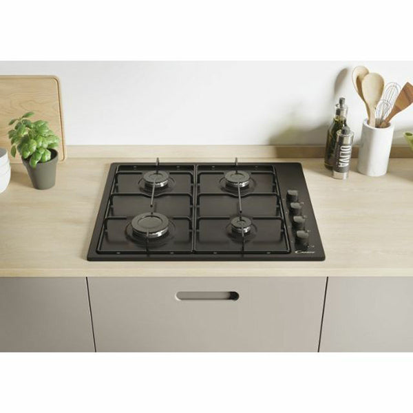 Candy 60CM 4 Burner Gas Kochfeld - Schwarz | CHW6LBB