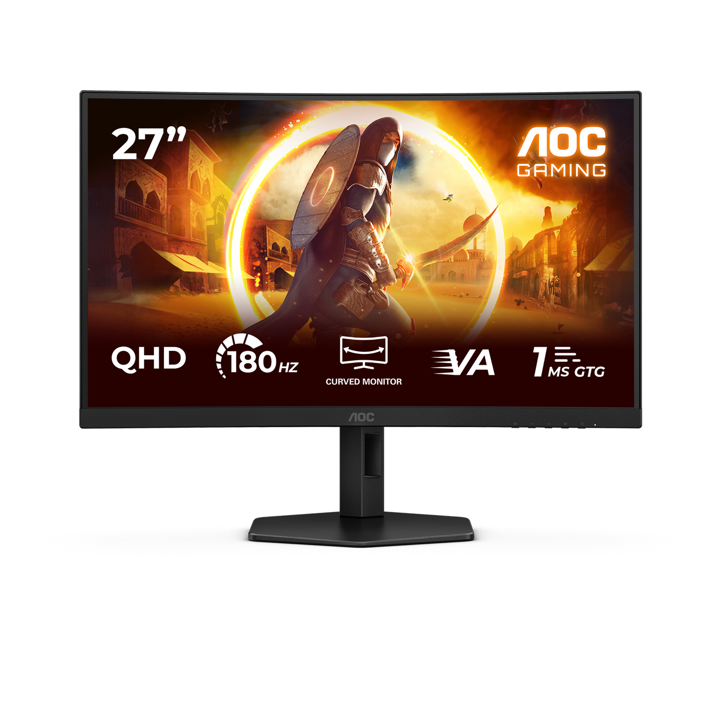 AOC 27" QHD Gaming Monitor - Black | CQ27G4X