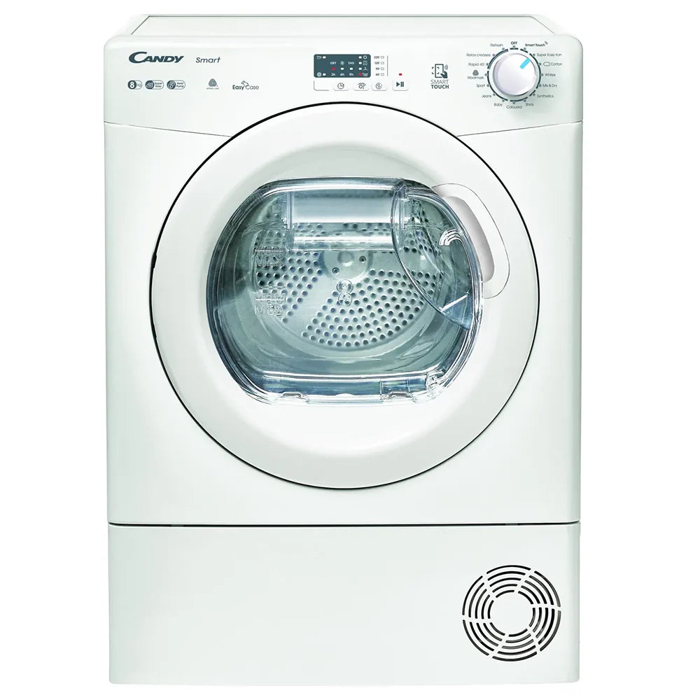 Candy Smart 8KG freistehend Heat Pump Wäschetrockner - Weiß | CSE H8ELE-80