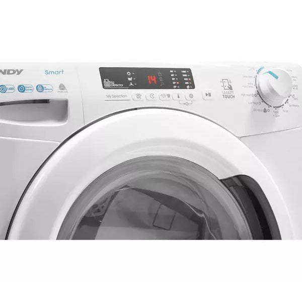 Candy 8KG/5KG 1400RPM freistehend Waschtrockner - Weiß | CSW4852DE