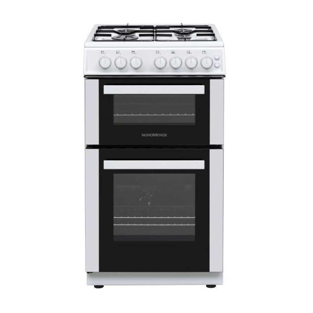 NordMende 50CM Freestanding Natural Gas Cooker - White | CTG52WH