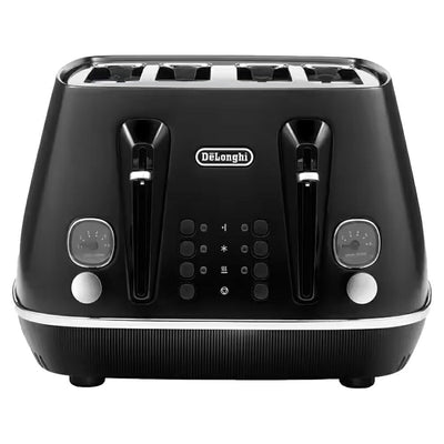 DeLonghi Distinta Moments 1800W 4 Slice Toaster - Schwarz | CTIN4003.BK