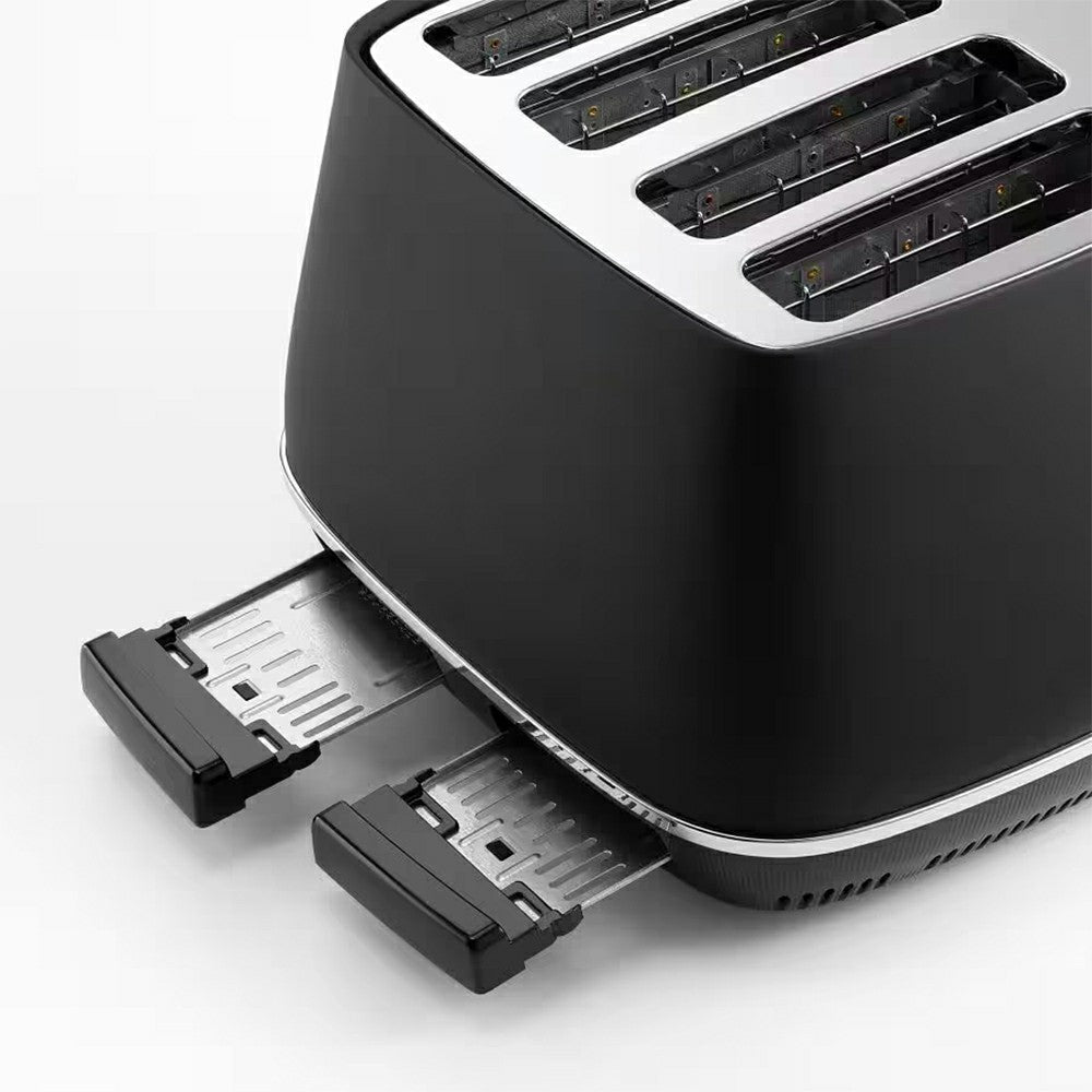 DeLonghi Distinta Moments 1800W 4 Slice Toaster - Schwarz | CTIN4003.BK