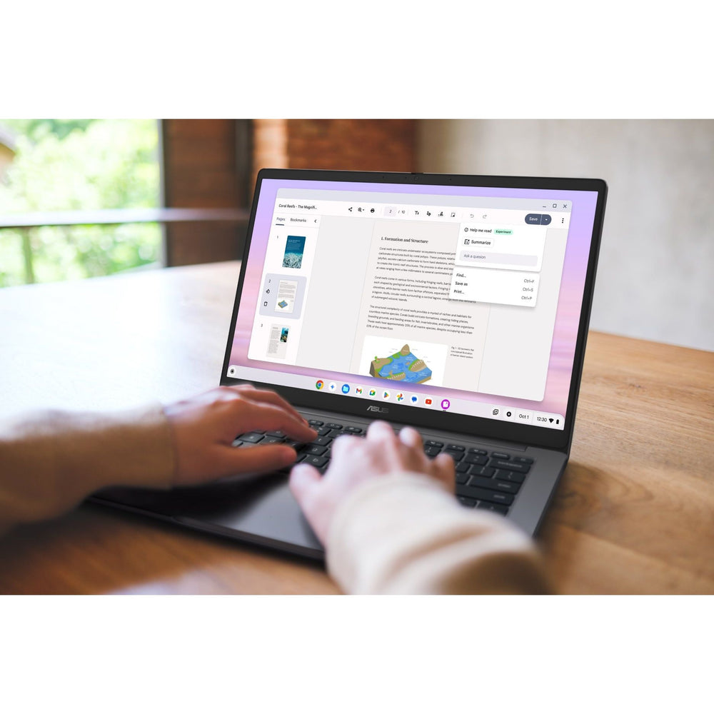 Asus Intel Core 3 14" 8GB/256GB Chromebook - Rock Grau | CX1405CTA-S60333