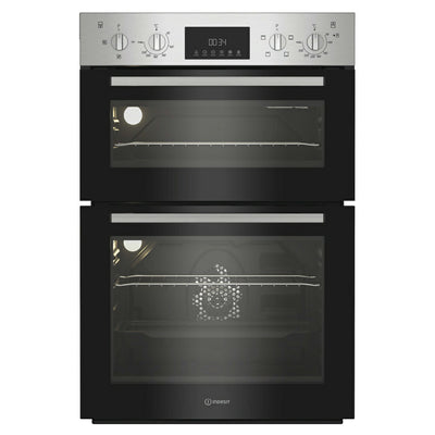 Indesit 105L Einbau Electric Doppelbackofen - Inox | DII10DIX