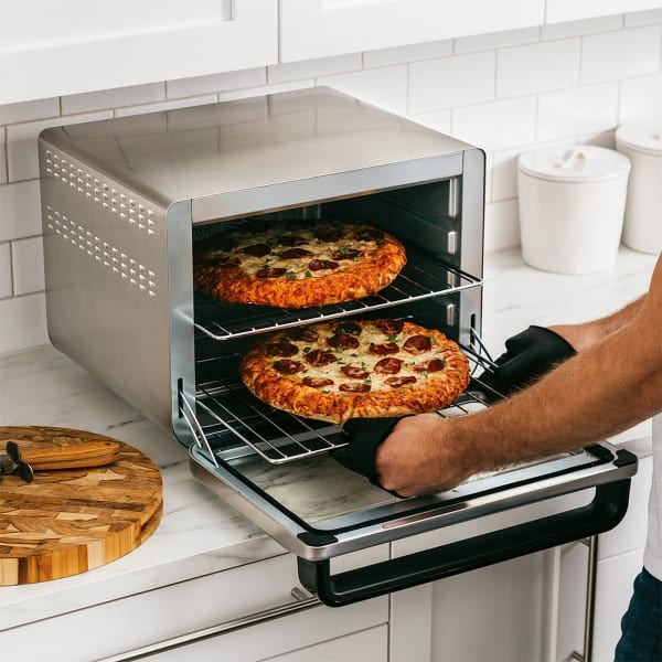 Ninja Foodi 10-in-1 Multifunction Mini Backofen - Silber & Schwarz | DT200UK