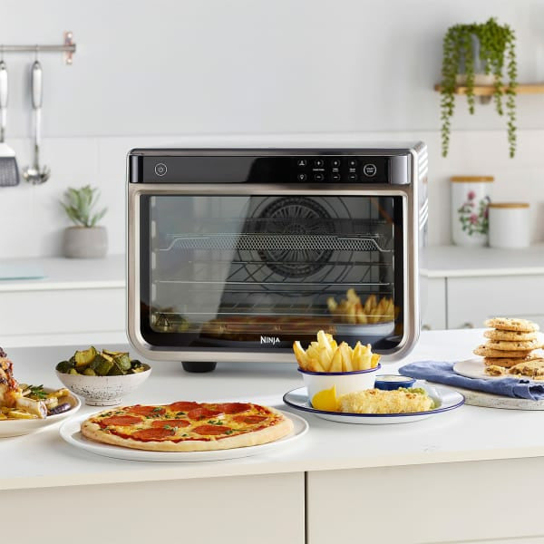 Ninja Foodi 10-in-1 Multifunction Mini Backofen - Silber & Schwarz | DT200UK