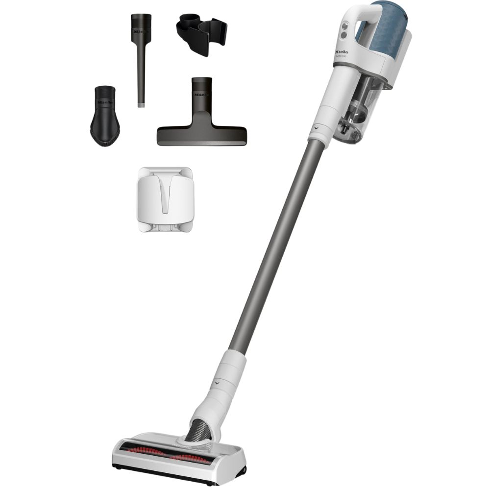Miele Duoflex HX1 Cordless Stick Staubsauger - Weiß & Nordic Blau | DUOFLEXHX1