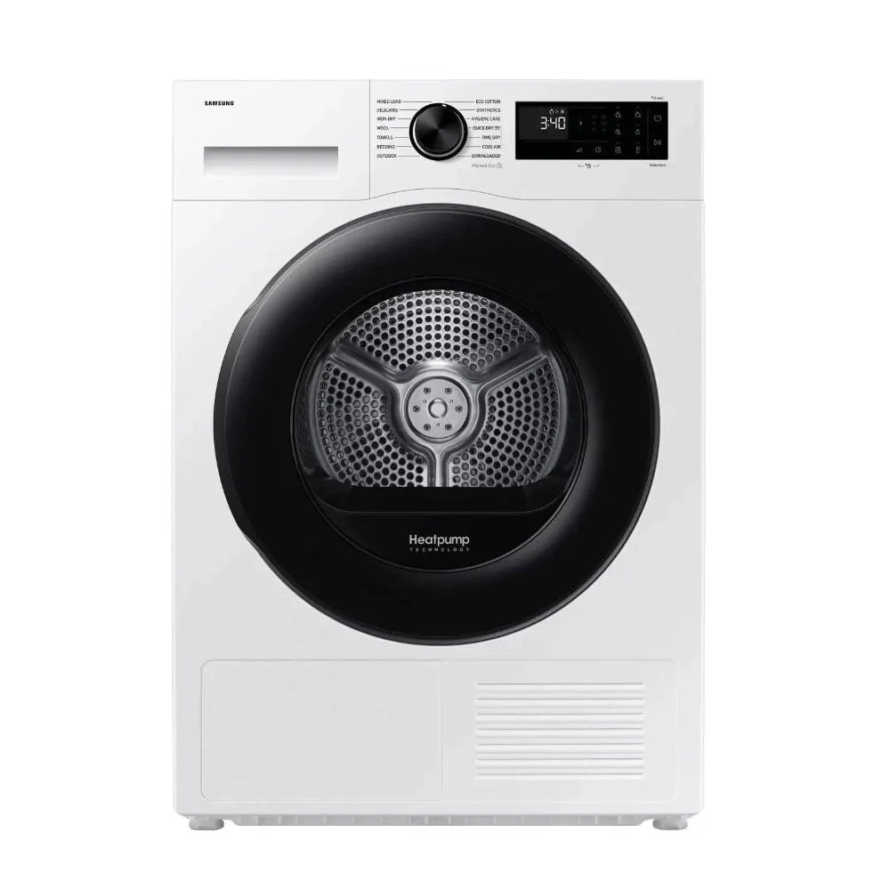 Samsung Series 5 9KG Freestanding Heat Pump Tumble Dryer - White | DV90DG52A0AEEU
