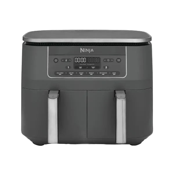 Ninja 6-in-1 Dual Zone 7.6L Heißluftfritteuse - Gun Metal Grau | DZ300UK