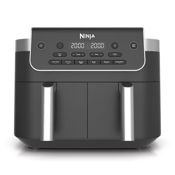 Ninja 7,6L DualZone Heißluftfritteuse mit 2 Schubladen | DZ801UK