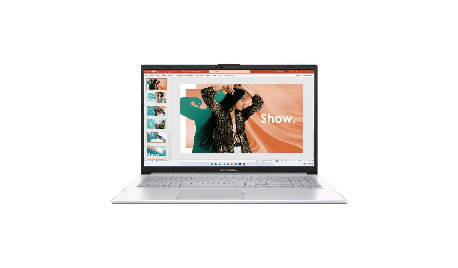 Asus Vivobook Go 15 AMD Ryzen 3 15.6" 8GB/128GB Laptop - Silber | E1504FA-BQ2692W