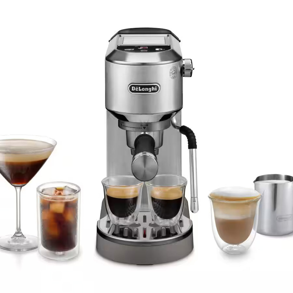 DeLonghi New Dedica Duo Manual Espresso Kaffeemaschine - Metal | EC890.M